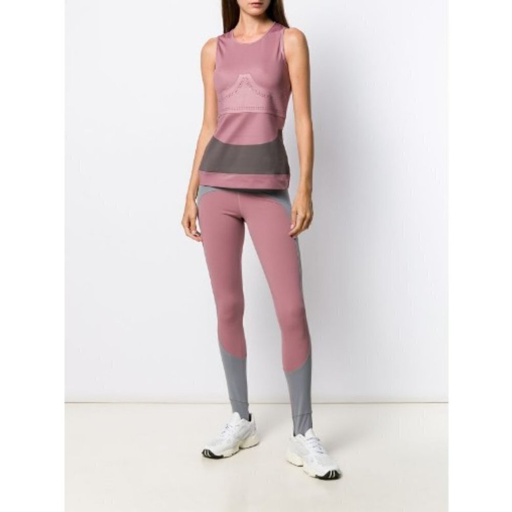 Adidas by Stella McCartney Rose and Charcoal Tank Top - Picture 14 of 16